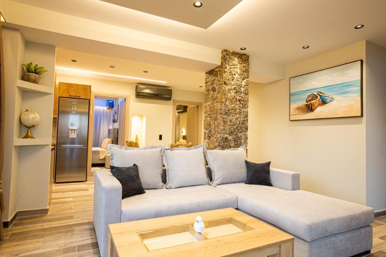Black Rocks Family, Luxury Seafront Beach Maisonette Agios Gordios  Zewnętrze zdjęcie