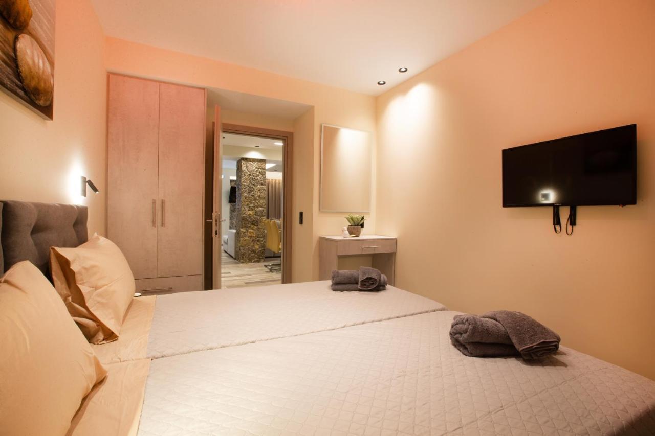 Black Rocks Family, Luxury Seafront Beach Maisonette Agios Gordios  Zewnętrze zdjęcie