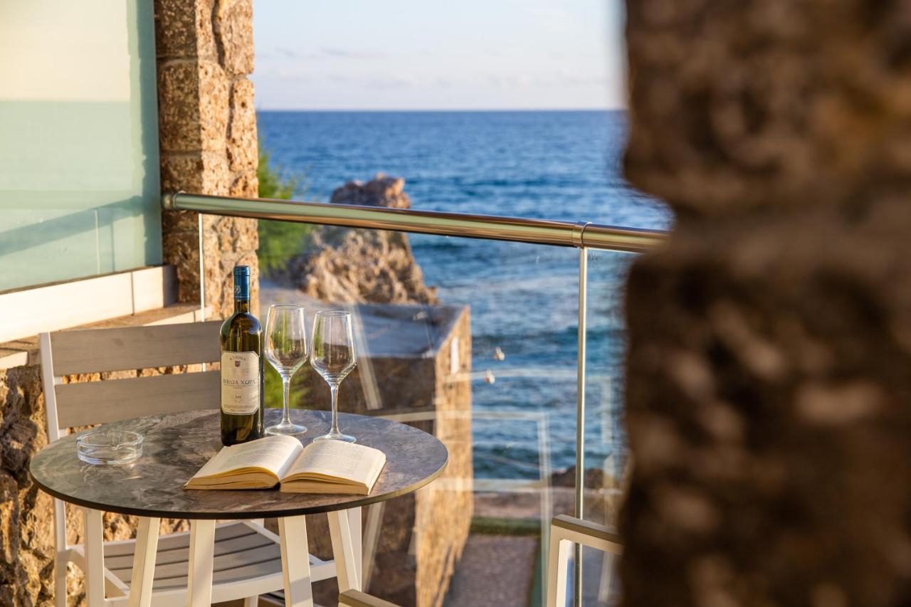 Black Rocks Family, Luxury Seafront Beach Maisonette Agios Gordios  Zewnętrze zdjęcie