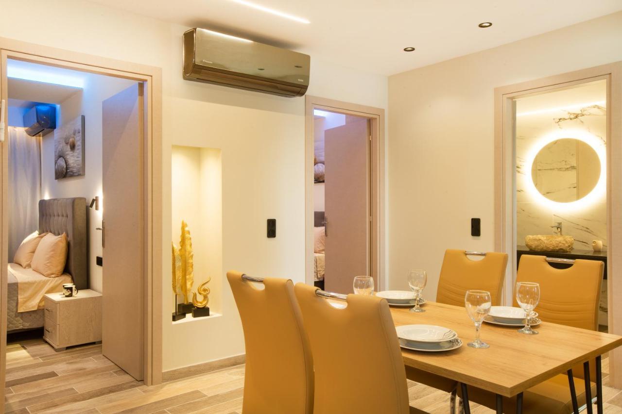 Black Rocks Family, Luxury Seafront Beach Maisonette Agios Gordios  Zewnętrze zdjęcie